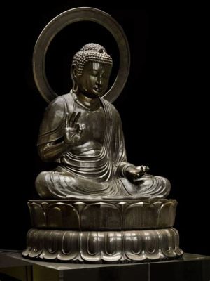  Ascensão de Budda Amida Uma Tapeçaria Incrível que Revela o Sublime e a Delicadeza da Arte Japonesa