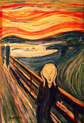  “The Scream” – Uma Exploração da Angústia Existencial Através do Expressionismo Vibrante!